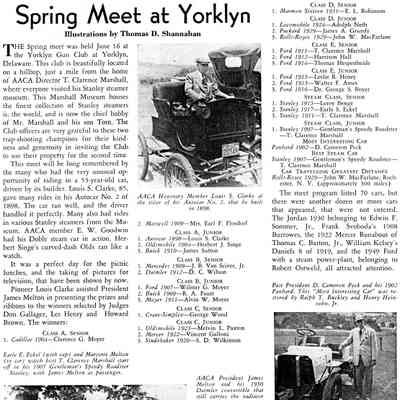 1951 AACA Spring Meet at Yorklyn, DE report
