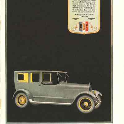 1919 advertisement for Marmon