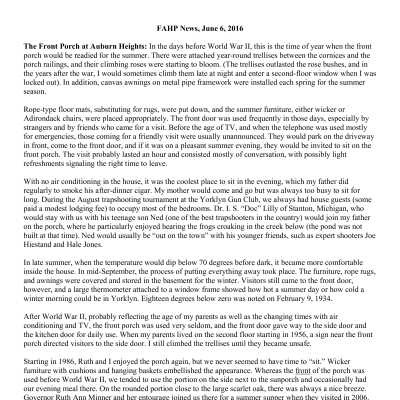 2016 06-06 Weekly News