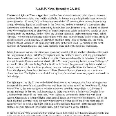 2013 12-23 Weekly News