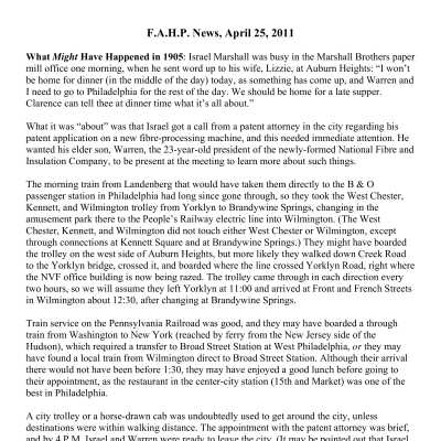 2011 04-25 Weekly News