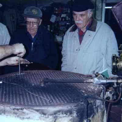 2003 - Steam Team working on boiler tubes