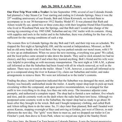 2010 07-26 Weekly News