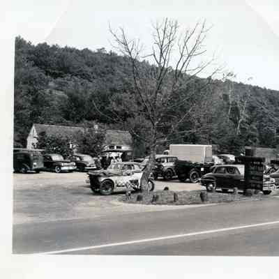 1949 Glidden Tour - 1914 Stanley Model 607(center) driven by Thomas C. Marshall, Jr., at Swift Run Gap near Luray, VA