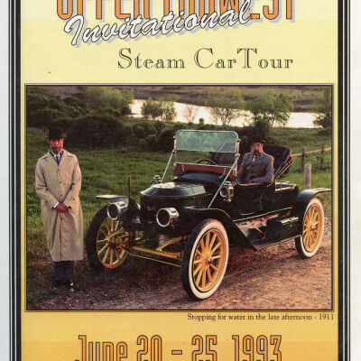1993 Steam Car Tour tour book cover