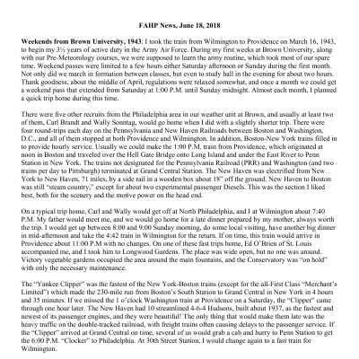 2018 06-18 Weekly News