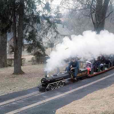 Christmas at Auburn Heights - Magic Age of Steam train ride, 1975