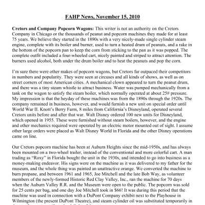 2010 11-15 Weekly News