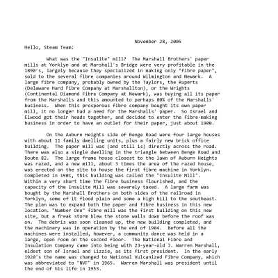 2005 11-28 Weekly News