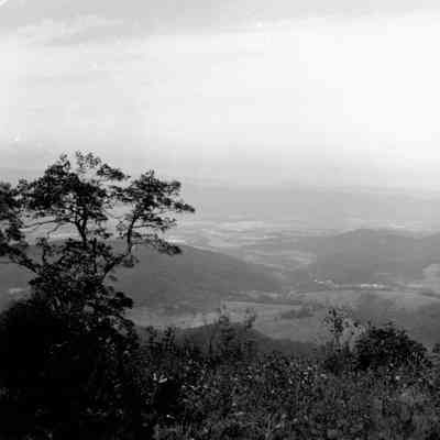 1949 Glidden Tour - Shenandoah Valley viewed from Skyline Drive