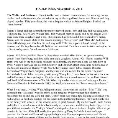 2011 11-14 Weekly News