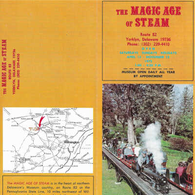 1972 rack card for Magic Age of Steam