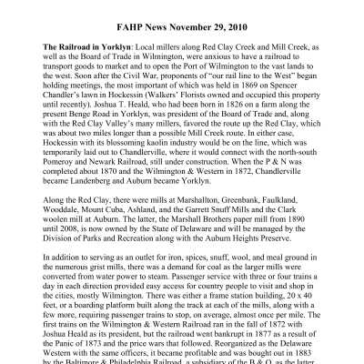 2010 11-29 Weekly News