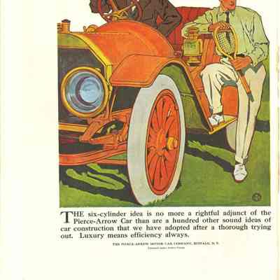 1910 advertisement for Pierce-Arrow Motor
