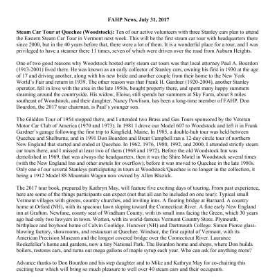 2017 07-31 Weekly News