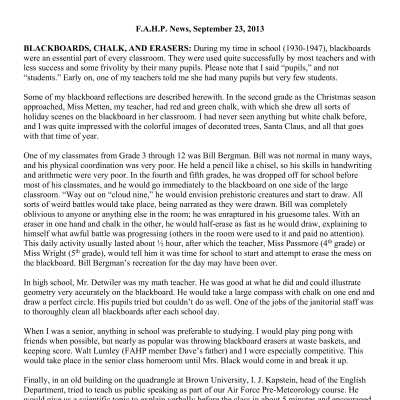 2013 09-23 Weekly News