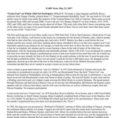2017 05-22 Weekly News