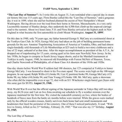2014 09-01 Weekly News