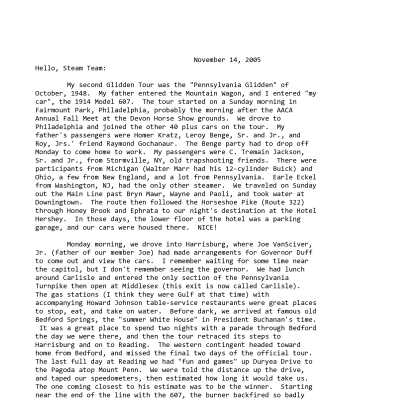 2005 11-14 Weekly News