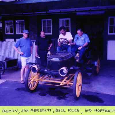 2001 - Steam Team work session on the 1909 Stanley Model E-2