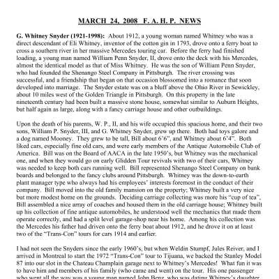 2008 03-24 Weekly News