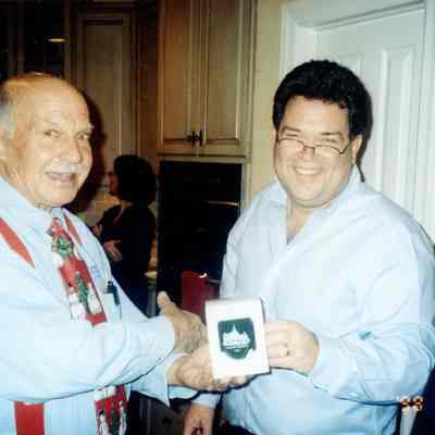 2007 - Gerhard Maute and Rob Robison at the Steam Team Christmas party