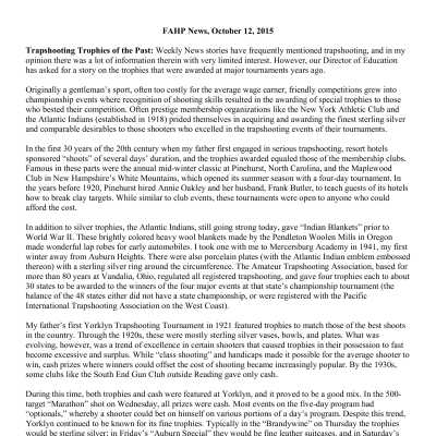 2015 10-12 Weekly News