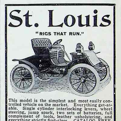 1903 advertisement for St Louis Motor