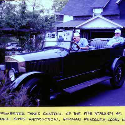 2000 - Ed Hoffmiester and Thomas C. Marshall, Jr., in the 1918 Stanley
