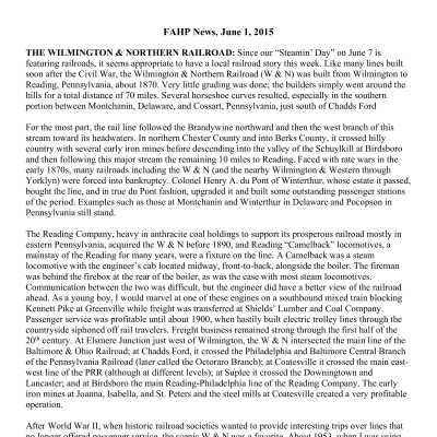 2015 06-01 Weekly News