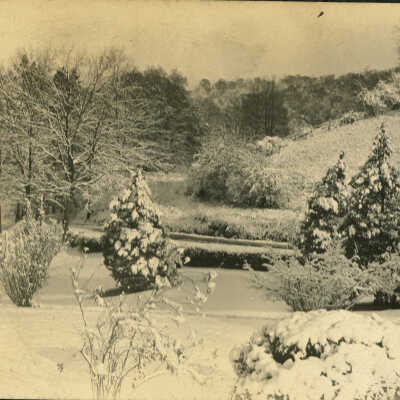 Auburn Heights landscape in snow