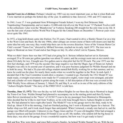 2017 11-20 Weekly News