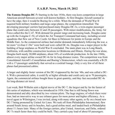 2012 03-19 Weekly News