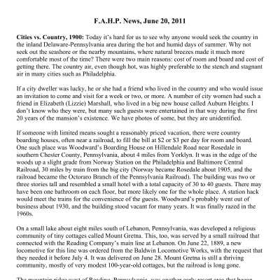 2011 06-20 Weekly News
