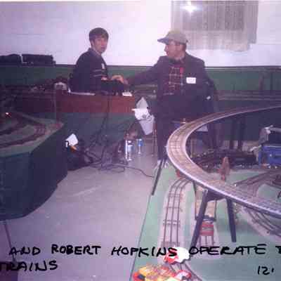 2004 - John and Robert Hopkins at the Christmas event