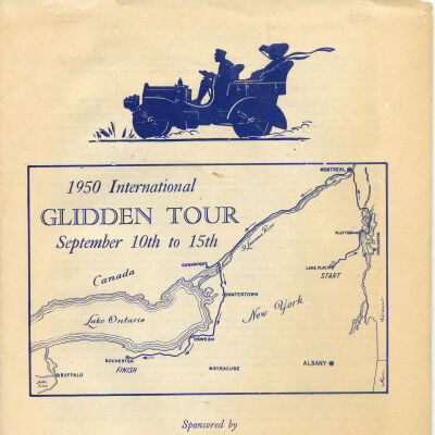 1950 Glidden Tour tour book