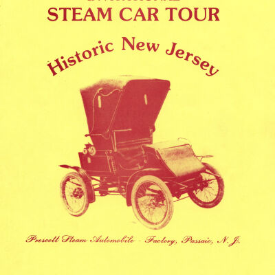 1983 Steam Car Tour - tour book cover