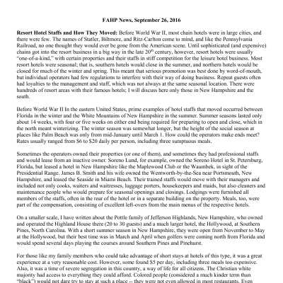 2016 09-26 Weekly News