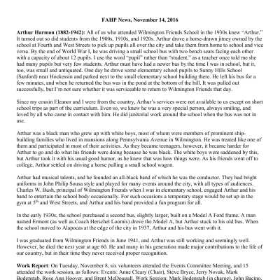 2016 11-14 Weekly News