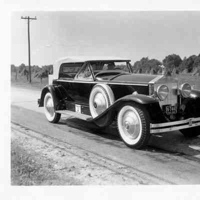 1949 Glidden Tour - Bill Inglar in a 1930 Rolls Royce