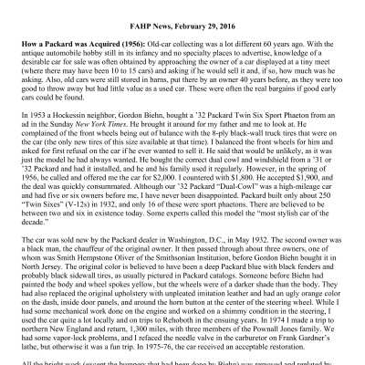 2016 02-29 Weekly News