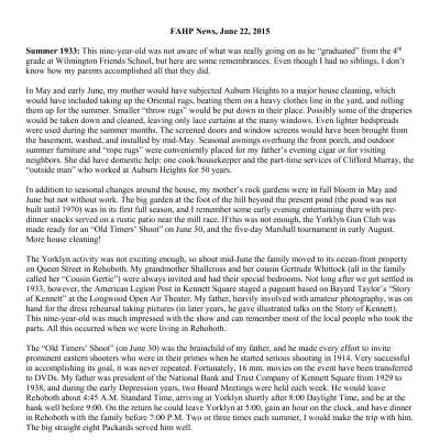 2015 06-22 Weekly News