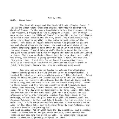 2005 05-02 Weekly News