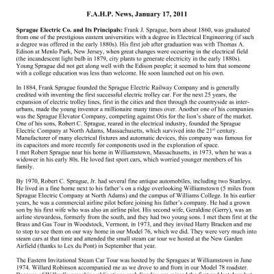2011 01-17 Weekly News