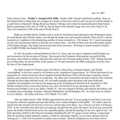 2007 07-16 Weekly News