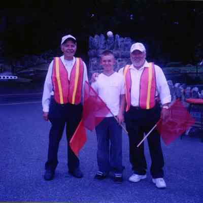 2005 - parking and traffic team at Steamin' Day