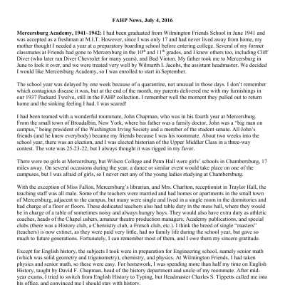 2016 07-04 Weekly News