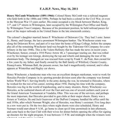 2011 05-16 Weekly News
