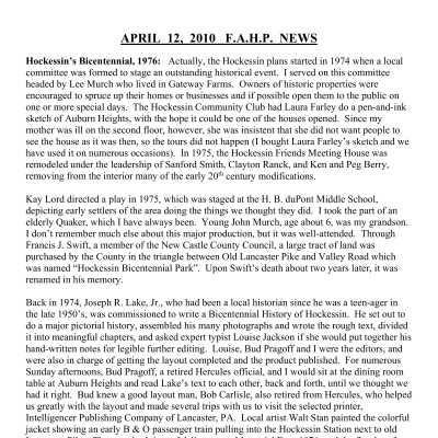 2010 04-12 Weekly News