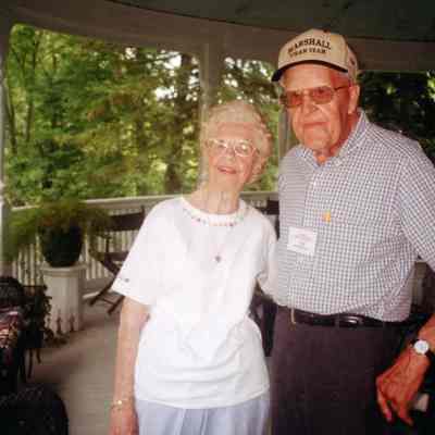 2004 - Thomas C Marshall, Jr, with Myrtle Hoosier at the May event
